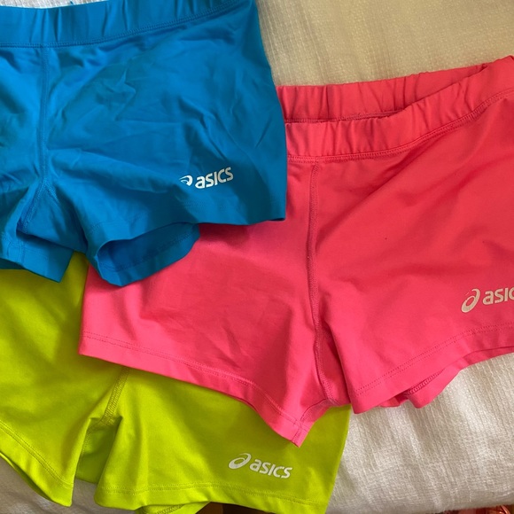 asics spandex volleyball shorts